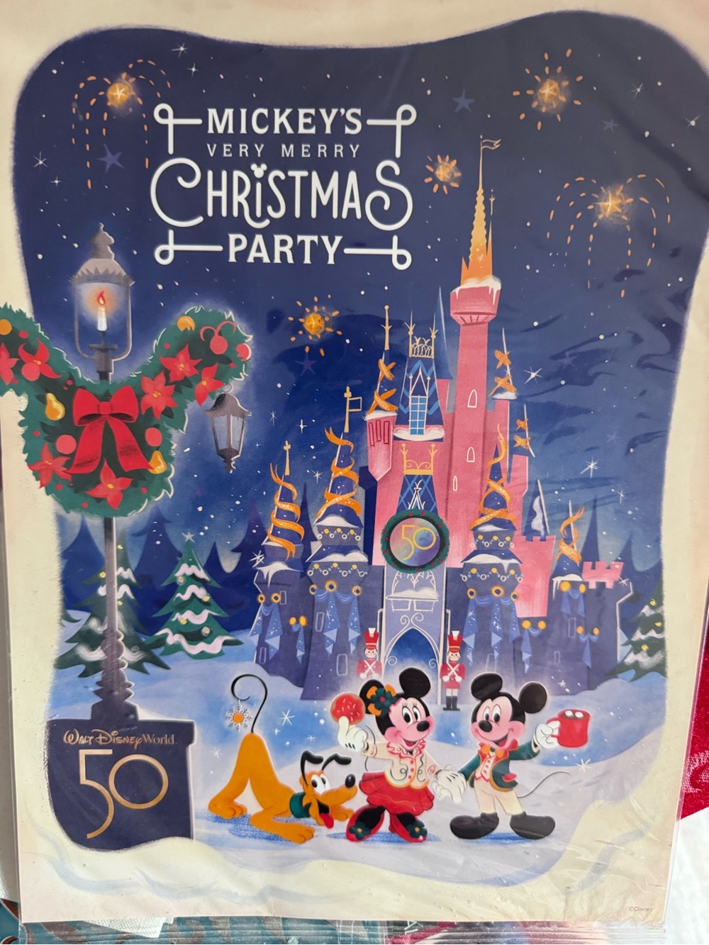 Disney Holiday party Christmas party Print